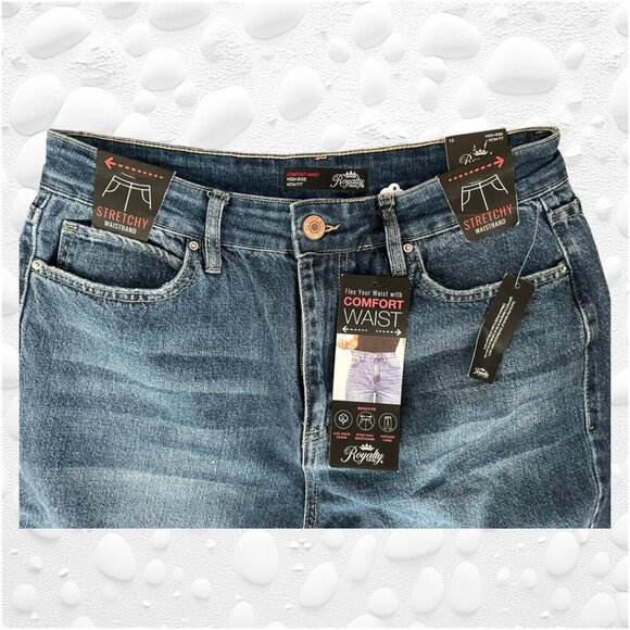 "ROYALTY FOR ME" HIGH-RISE MOM FIT JEANS - 10 NWT - Picture 3 of 10
